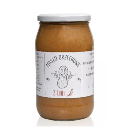 Masło orzechowe MONSTER Arachidowe z chilli 900g