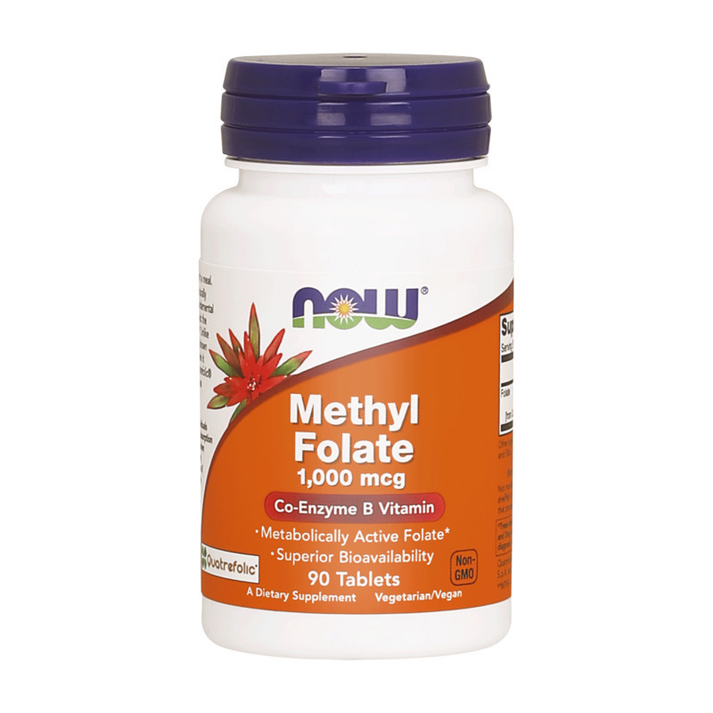 Witaminy Now Foods Methyl Folate 1000 mcg 90tab