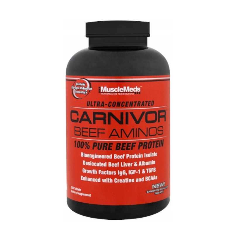Odżywka białkowa MuscleMeds Carnivor Beef Aminos 300tab