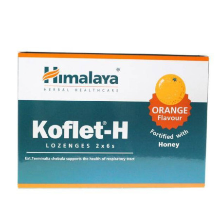 Suplement prozdrowotny - Himalaya Koflet H 2x6 Orange