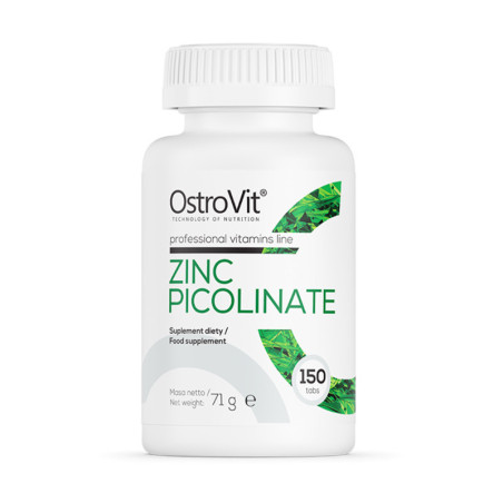 OstroVit Zinc Picolinate 150tab - Cynk na odporność i zdrowie