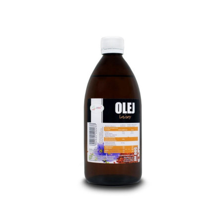 Zdrowe tłuszcze Vivio Olej lniany zimnotłoczony 500ml