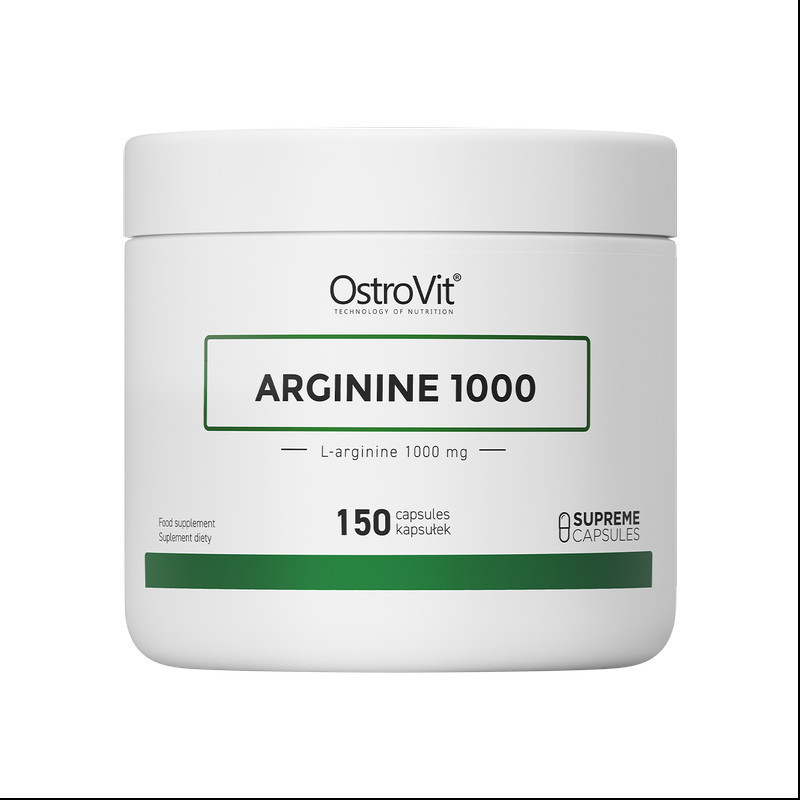 Suplement pompujący OstroVit Arginine 1000 150kaps