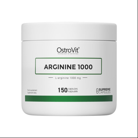Suplement pompujący OstroVit Arginine 1000 150kaps
