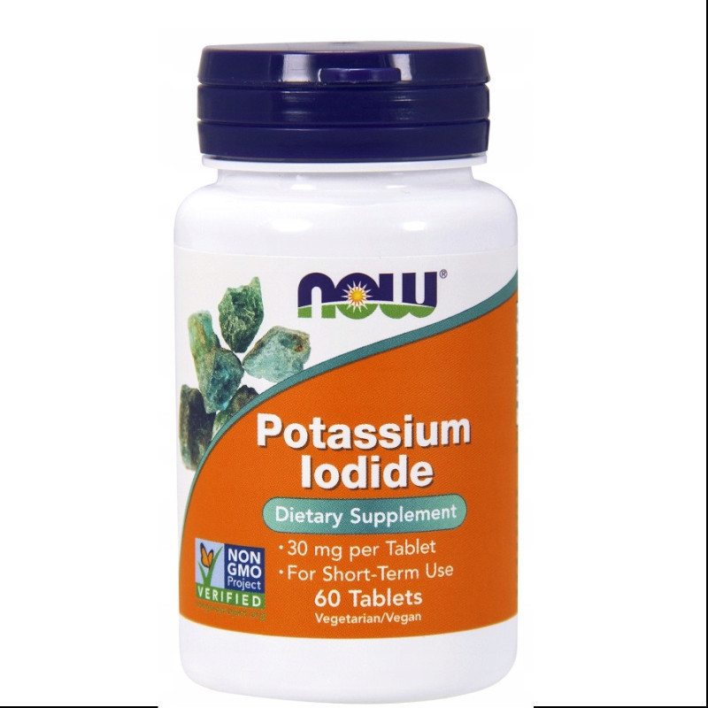 Minerały Now Foods Potassium iodide 30mg 60tab