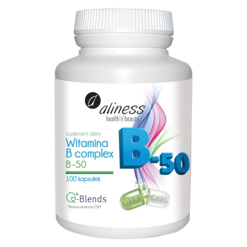 Aliness B Complex B-50 100 kaps - Witamina B Complex