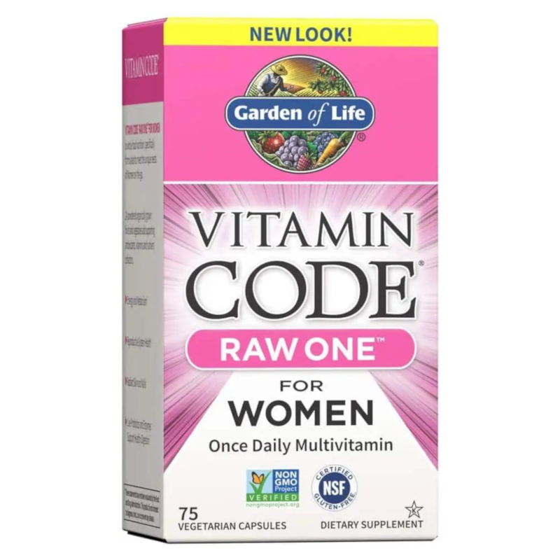 Garden of Life Vitamin Code RAW ONE for Women - 75 kaps. - Witaminy dla kobiet