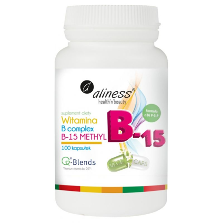 Aliness Vit B15 - Witamina B Complex | 100 kapsułek