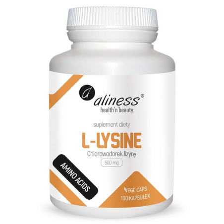 Aliness L-Lizyna 500mg 100kaps - Suplement diety z L-lizyną