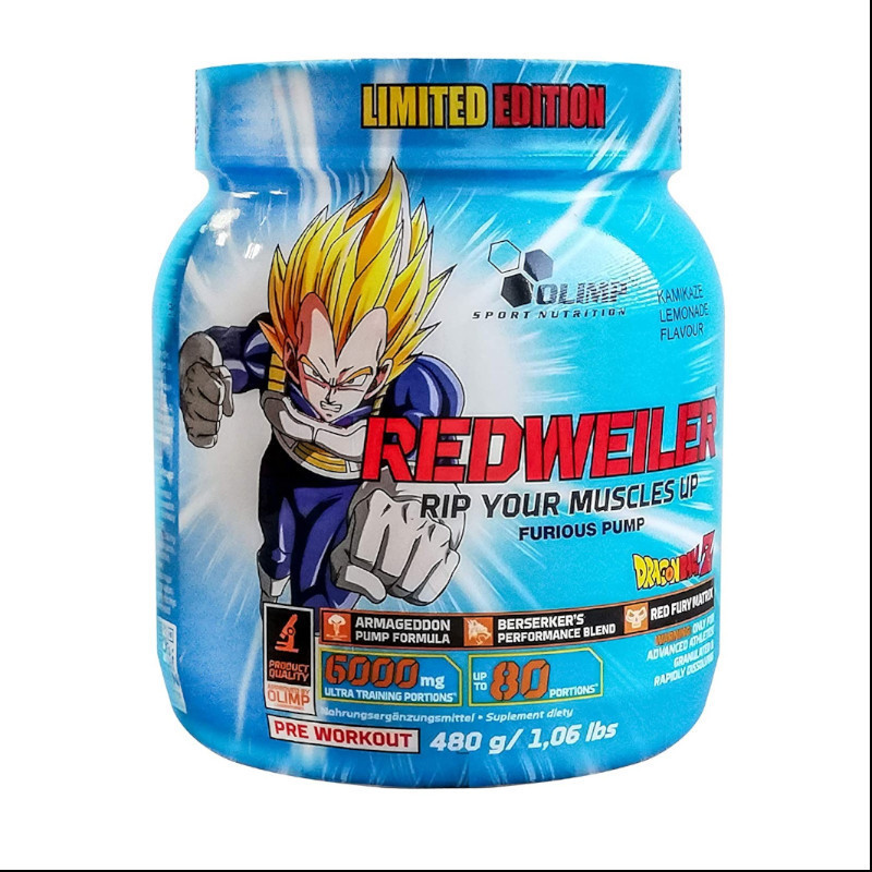 Suplement Przedtreningowy OLIMP Redweiler 480g Limitowana Edycja Dragon Ball Z