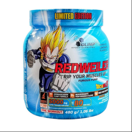 Suplement Przedtreningowy OLIMP Redweiler 480g Limitowana Edycja Dragon Ball Z