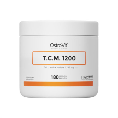 OstroVit TCM 1200 180tab - Jabłczan Kreatyny dla Siły i Masy
