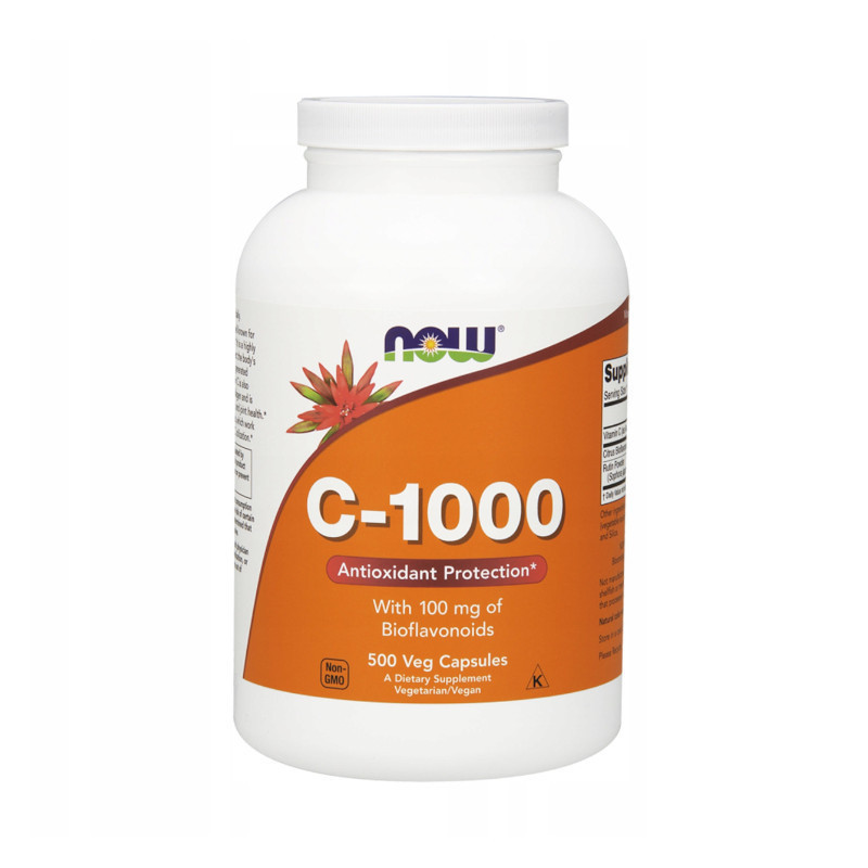 NOW Foods C-1000 Antioxidant Protection 500 kaps. - Witamina C na odporność