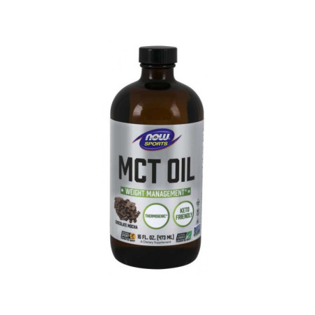 Zdrowe tłuszcze Now MCT OIL 474ml Chocolate Mocha