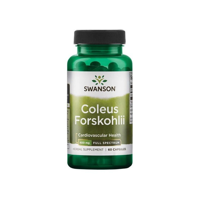 Spalacz tłuszczu Swanson Full Spectrum Coleus Forskohli 60kaps