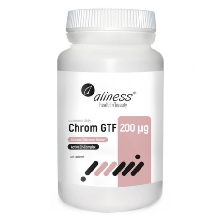 Aliness Chrom GTF 100tab - Kontrola Apetytu i Poziomu Cukru