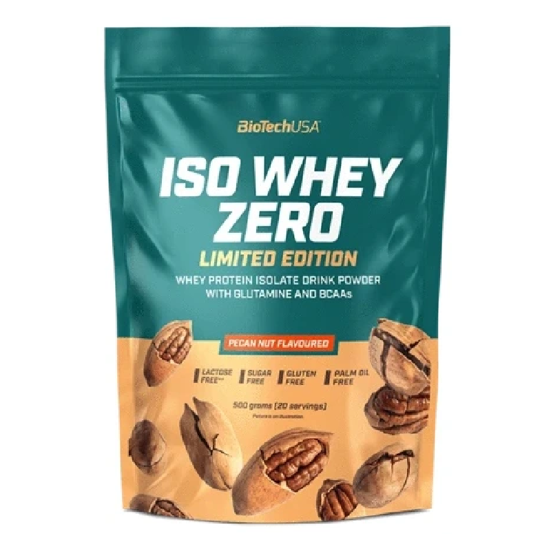 BioTechUSA Iso Whey Zero Pecan Nut 500g - Izolat Białka WPI