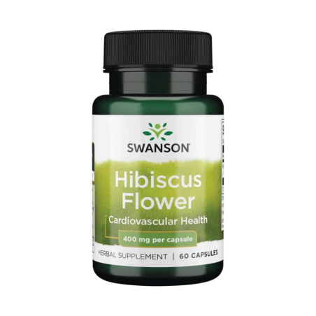 Swanson Hibiscus 400mg - Wsparcie dla serca i układu krążenia