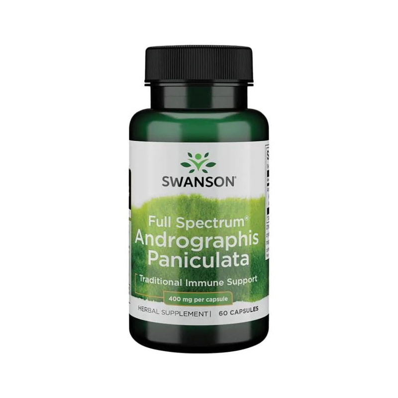 Swanson Andrographis 400mg - Wsparcie Odporności 60 kaps