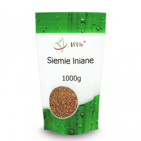 Vi Vio Siemię Lniane 1000g - Zdrowa Żywność | biotechsklep.pl