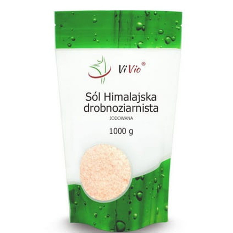 Vi Vio Sól Himalajska 1000g - Najczystsza sól | Biotechsklep.pl