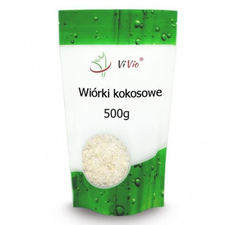 Wiórki Kokosowe Vivio 500g - Zdrowa Żywność | Biotechsklep.pl