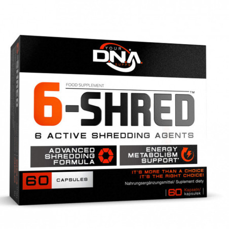 DNA 6-Shred 60 kaps - Spalacz Tłuszczu | biotechsklep.pl