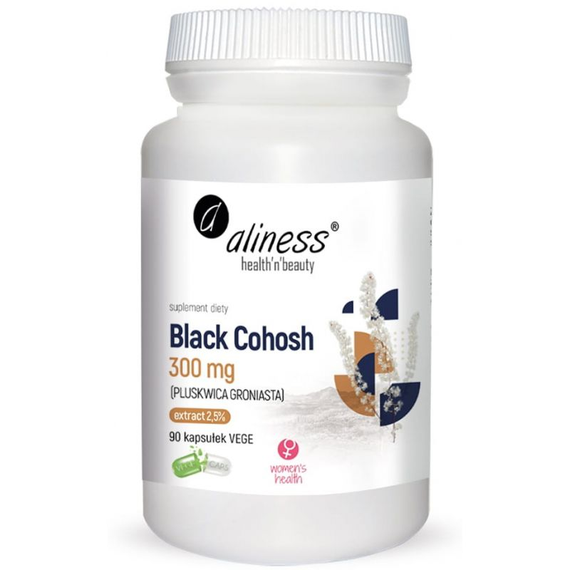 Aliness Pluskwica Groniasta 300mg 90kaps - Wsparcie dla Kobiet