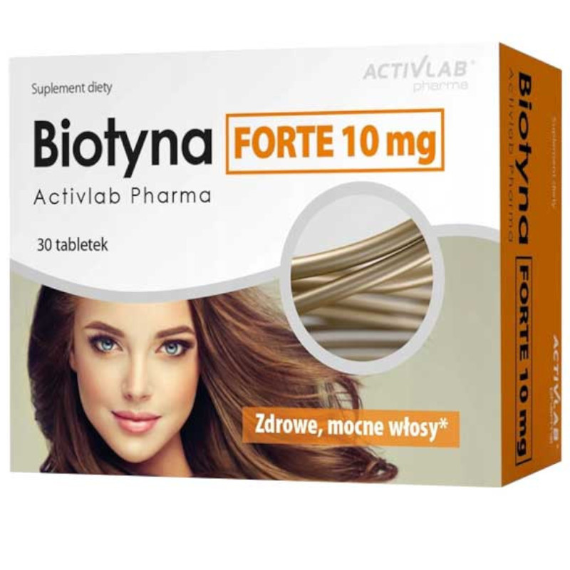 Activlab Biotyna Forte 30tab - Włosy, Skóra, Paznokcie