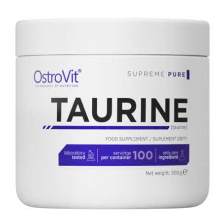 OstroVit Taurine 300g - Energia, Koncentracja, Regeneracja