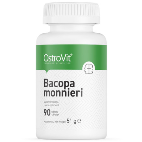 OstroVit Bacopa Monnieri 90tab - Adaptogen na stres i pamięć