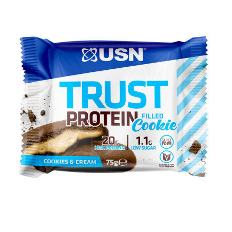 USN Trust Protein Cookie 75g Kremowo Ciasteczkowy - Białkowe Ciastko