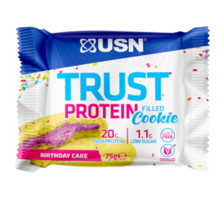 USN Trust Protein Cookie Tort Urodzinowy 75g - Baton Proteinowy