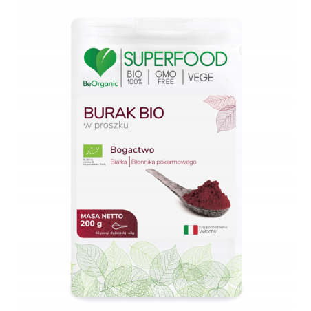 Aliness Burak Bio 200g - Naturalny suplement diety