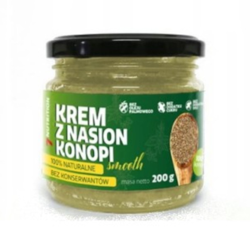 7Nutrition Krem z Nasion Konopii 200g | Zdrowy Krem do Smarowania
