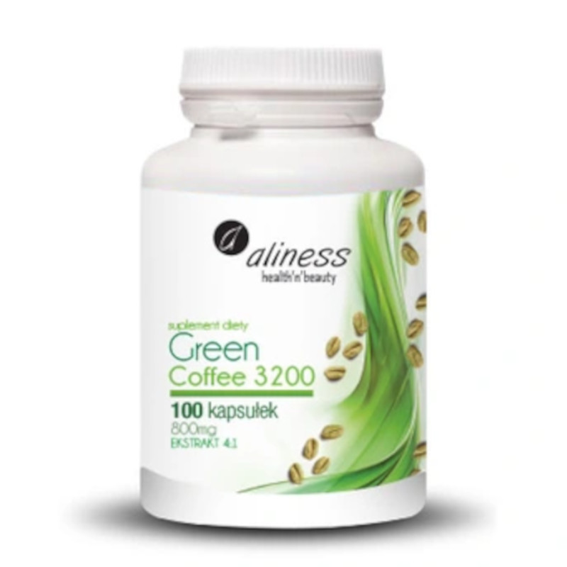 Aliness System Green Coffee 3200 - 100 kapsułek | Sklep Biotech