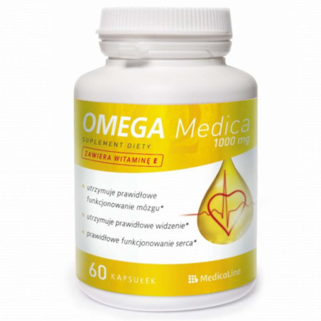 Aliness Omega 1000mg 60 kaps - Kwasy Omega 3 dla zdrowia