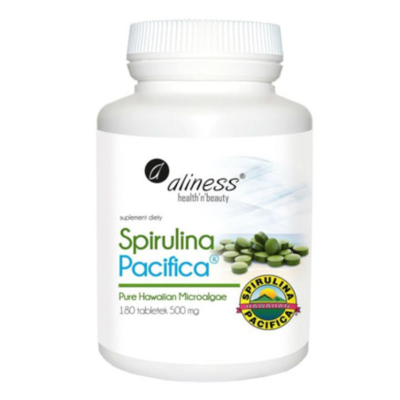 Aliness Spirulina Hawajska Pacyfica 500mg 180tab - Suplement diety