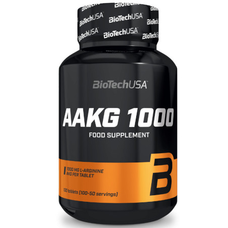BioTechUSA AAKG 1000 100tab - Pompa Mięśniowa i Energia
