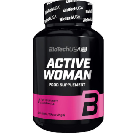 BioTechUSA Active Woman 60tab - Witaminy i Minerały dla Kobiet