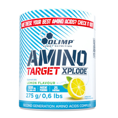 Olimp Amino Target Xplode 275g Cytrynowy - Aminokwasy na Regenerację