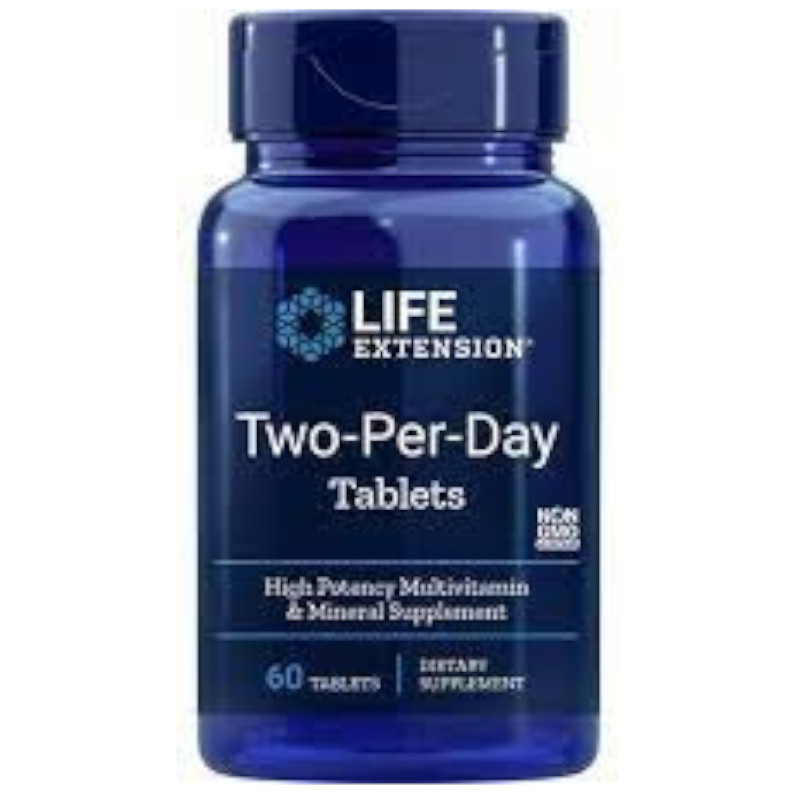 Life Extension Two-Per-Day 60tab - Multiwitaminy dla energii i zdrowia