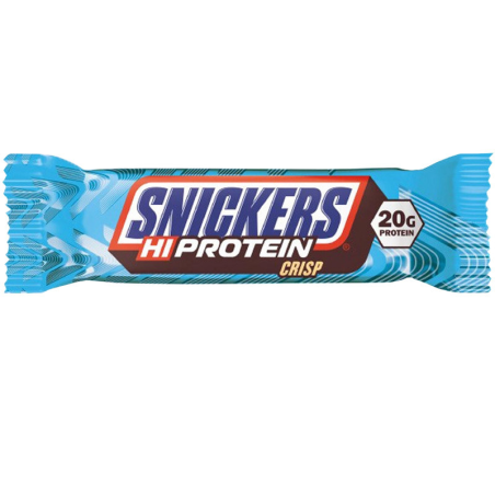 Snickers Hi Protein Crisp Bar 55g - Wysokobiałkowy baton