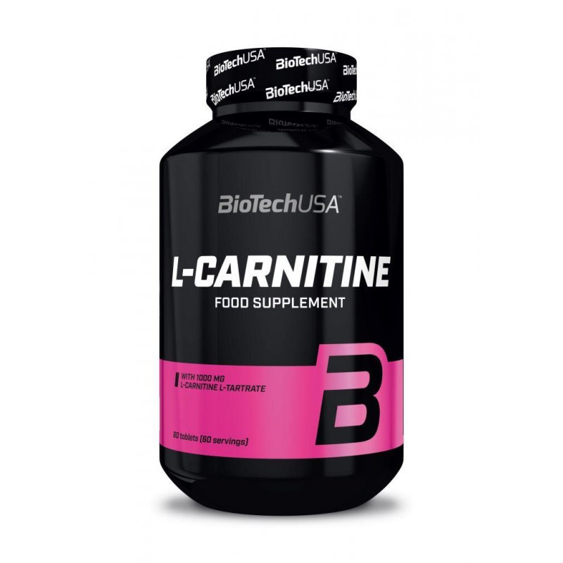 BioTechUSA L-Carnitine 1000mg 60tab - Spalacz Tłuszczu