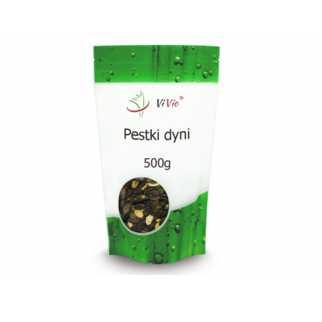 Vivio Pestki Dyni Łuskane 1000g - Zdrowa przekąska bogata w cynk i fosfor