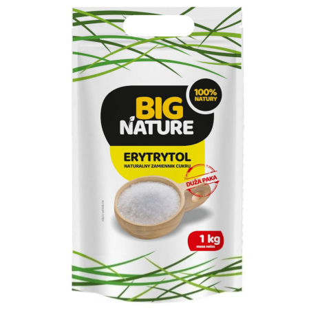 Big Nature Erytrytol 1000g - Zdrowy Zamiennik Cukru