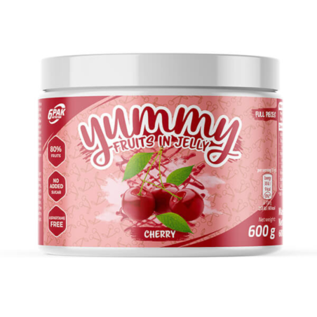 6PAK Fruits In Jelly Wiśniowy 600g - Frużelina Bez Cukru