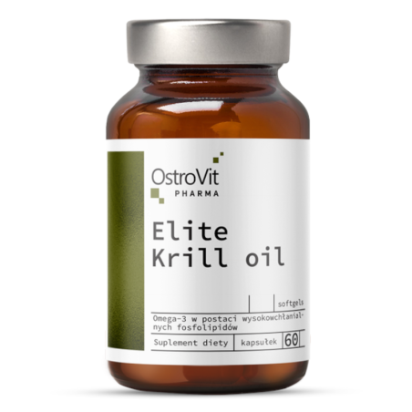 OstroVit Pharma Elite Krill Oil 60kaps - Omega 3, EPA, DHA