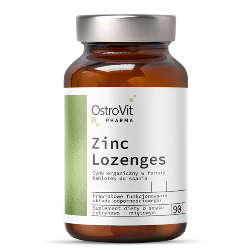 OstroVit Pharma Zinc Lozenges - Cynk na odporność i zdrowie