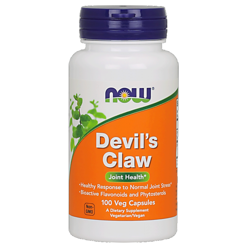 NOW Foods Devil's Claw 500mg 100 kaps - Wsparcie stawów i kości